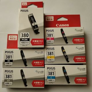 キヤノン(Canon)の【はなさん専用】新品 純正 キヤノン インク BCI-381 5色 380(PC周辺機器)