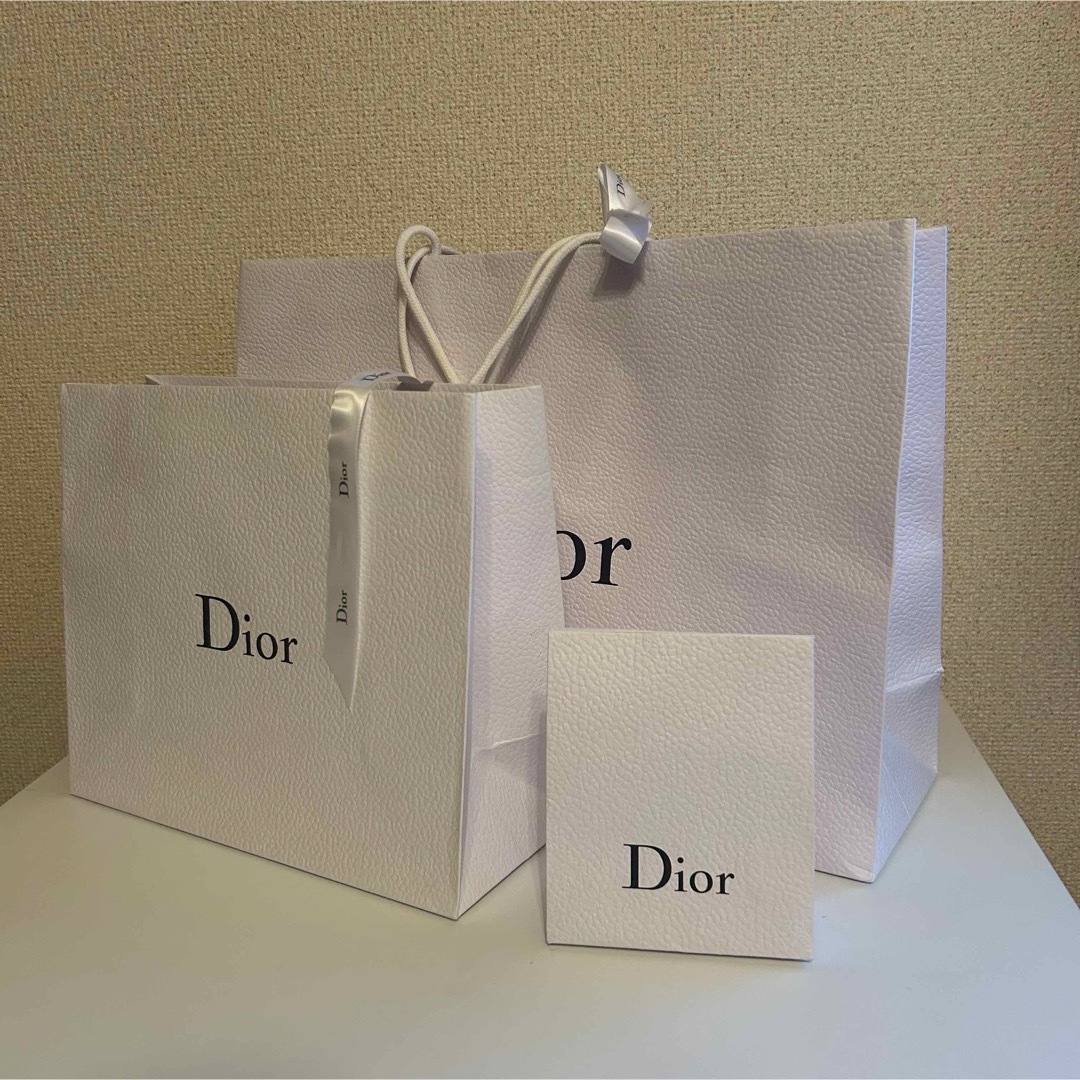 Christian Dior(クリスチャンディオール)のDior ショッパー 3枚セット レディースのバッグ(ショップ袋)の商品写真