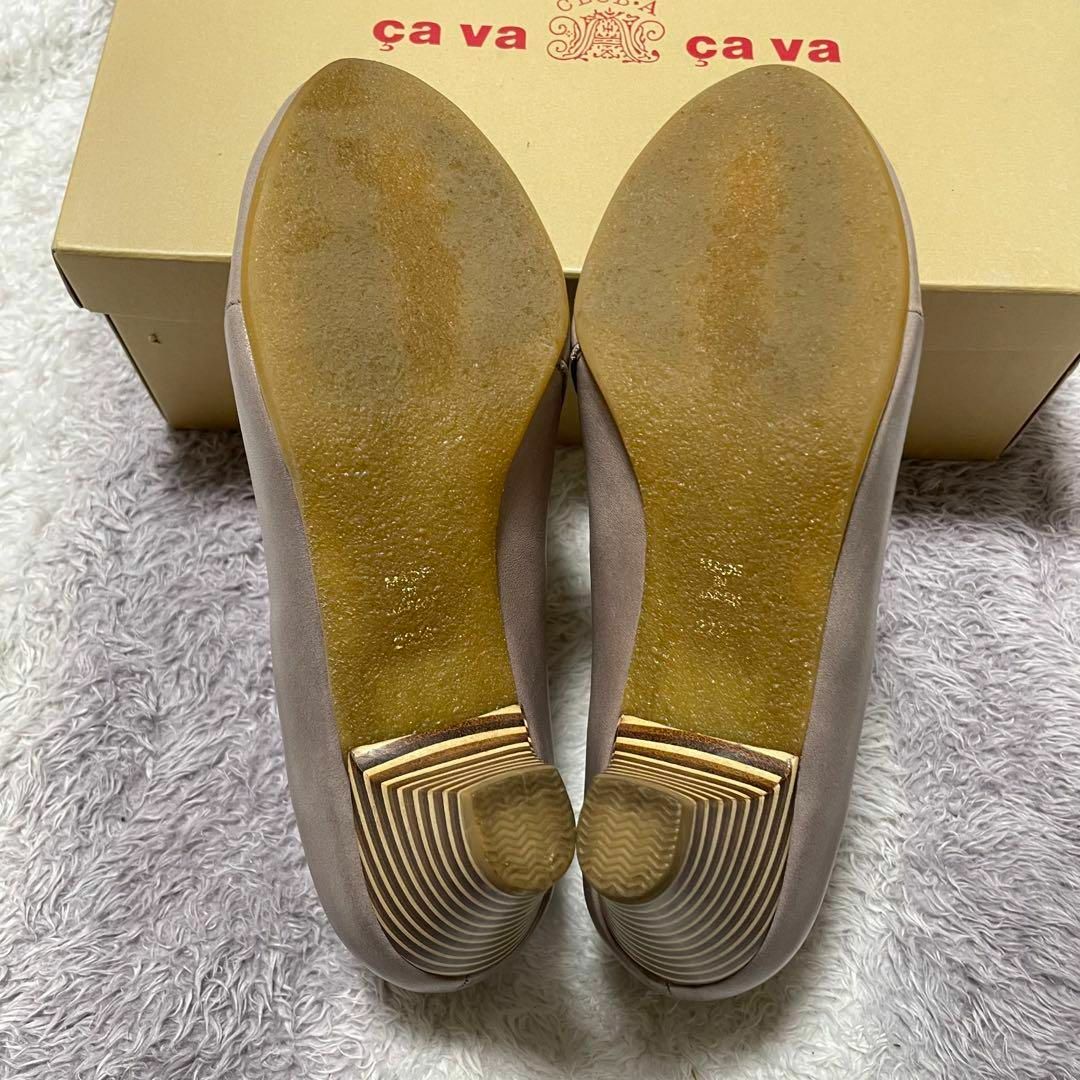 cavacava(サヴァサヴァ)のs800 cavacava サヴァサヴァ パンプス ヒール シンプル ボーダー レディースの靴/シューズ(ハイヒール/パンプス)の商品写真