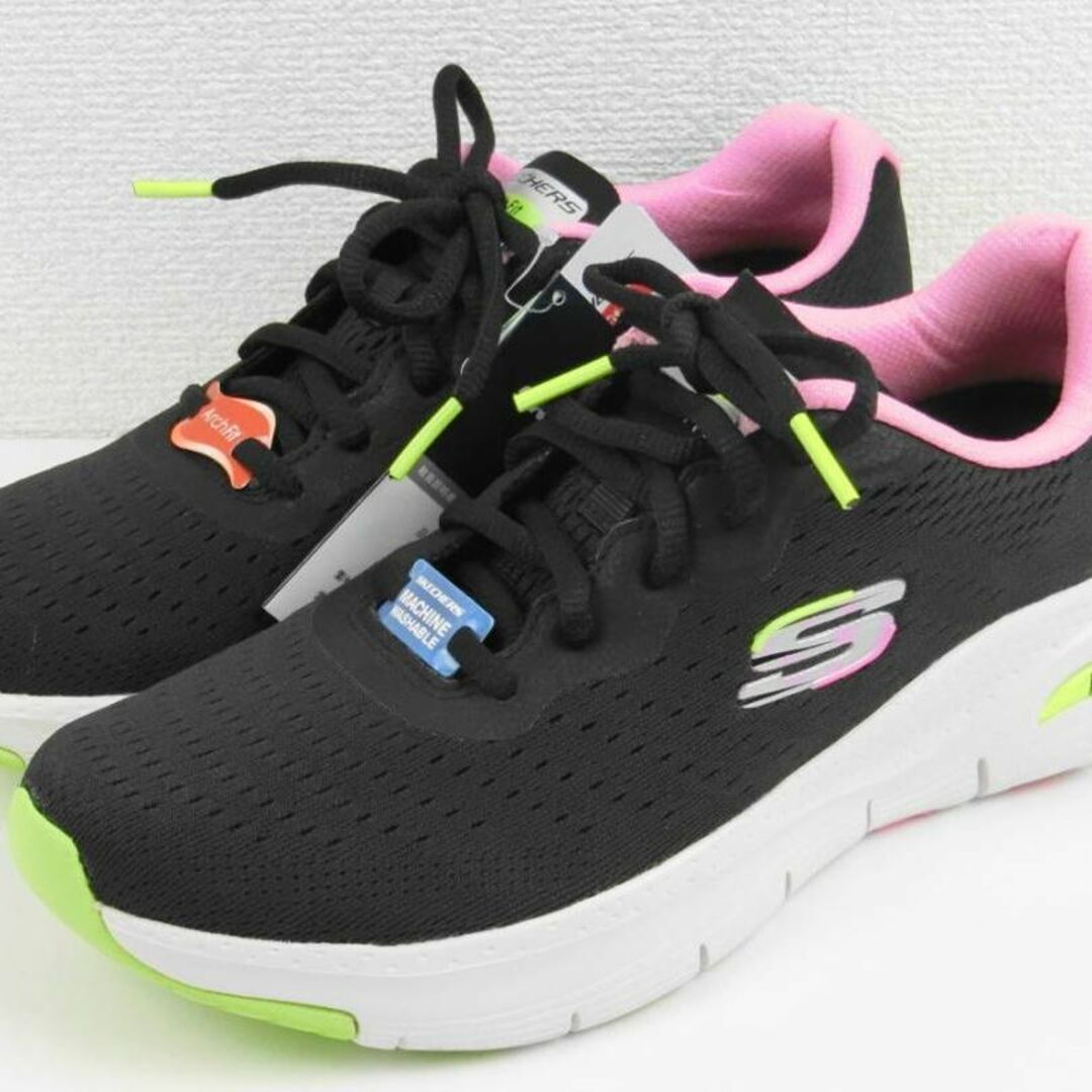 SKECHERS(スケッチャーズ)の【サイズ違い】SKECHERS スニーカー ブラック 左24 右23【1028】 レディースの靴/シューズ(スニーカー)の商品写真