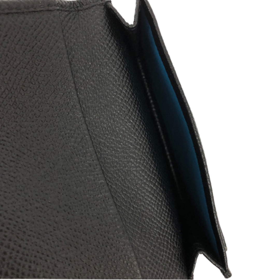 BVLGARI(ブルガリ)のブルガリ ブルガリマン ビジネスカード ホルダー カードケース 名刺入れ グレインレザー ブラック ブルー BVLGARI 横浜BLANC レディースのファッション小物(名刺入れ/定期入れ)の商品写真
