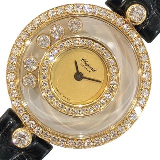 ショパール(Chopard)の　ショパール Chopard ハッピーダイヤモンド 20/3957 ゴールド K18YG レディース 腕時計(腕時計)