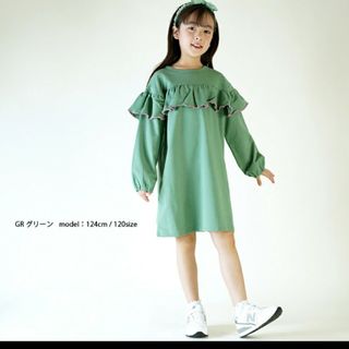 韓国子供服　ワンピース　120サイズ(ワンピース)