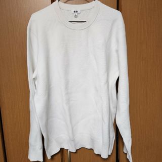 新品◆UNIQLO ユニクロ カシミヤタートルネックセーター XL オフホワイト