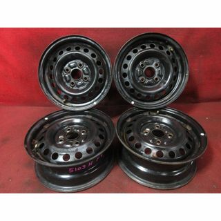 トヨタ(トヨタ)のスチール ホイール 4本 トヨタ 13×5J 4穴 PCD 100 +40(ホイール)