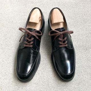 サンダース(SANDERS)のVINTAGE JARMAN U-TIP LEATHER SHOES (ドレス/ビジネス)