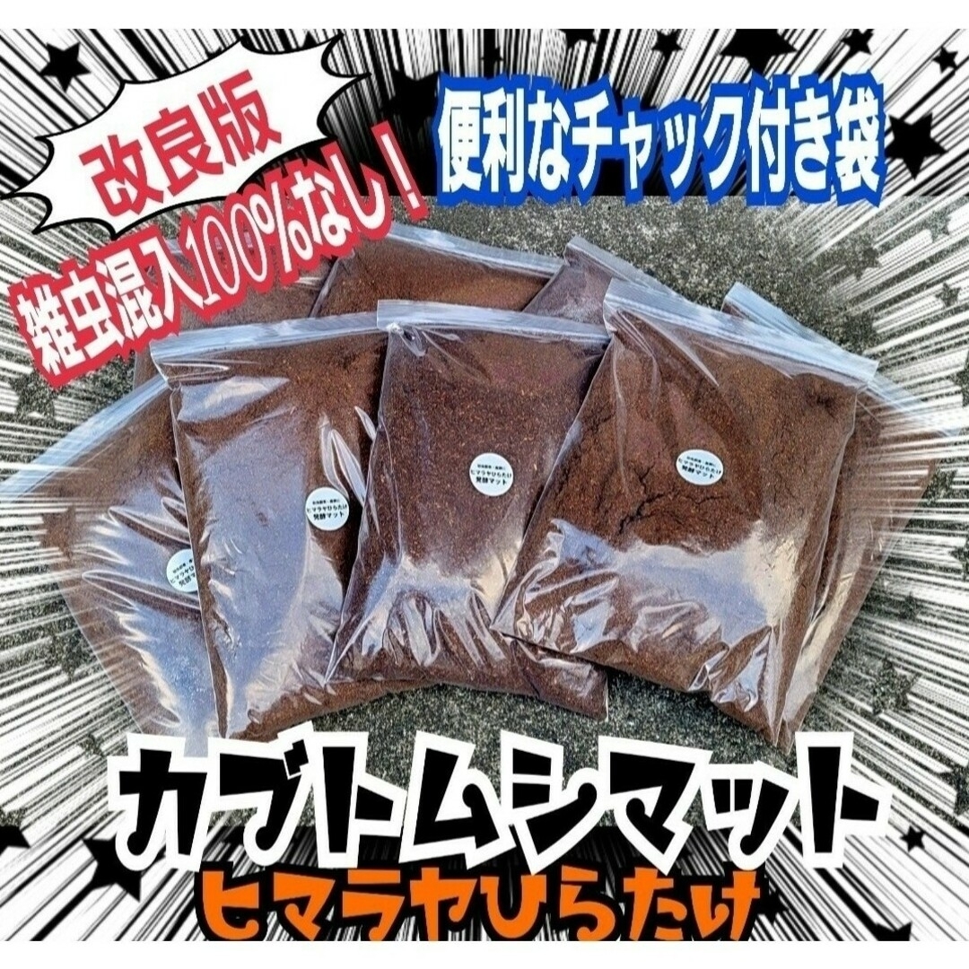 カブトムシ幼虫が大きくなります!ヒマラヤひらたけ発酵マット カブトムシ幼虫が大きくなります!ヒマラヤひらたけ発酵マット