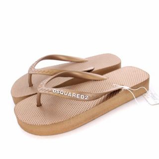 ディースクエアード(DSQUARED2)のディースクエアード LOGO FLIP FLOPS ビーチサンダル フラット(サンダル)