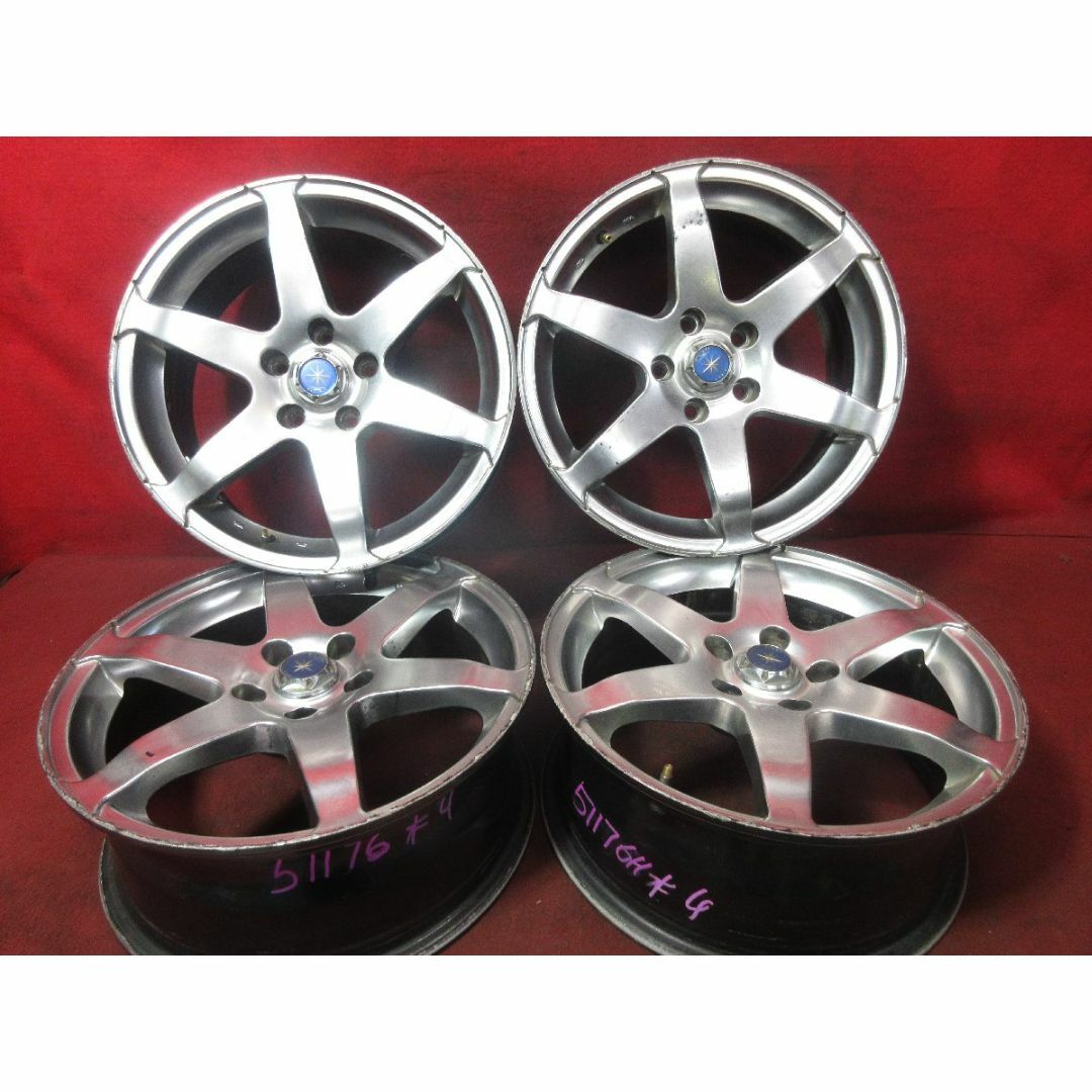 自動車ホイール 4本 FRIST RACING 17×7J 5穴114.3 +38