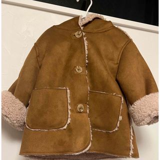 ザラキッズ(ZARA KIDS)のZARA ムートンキッズコート　18m-24m(コート)