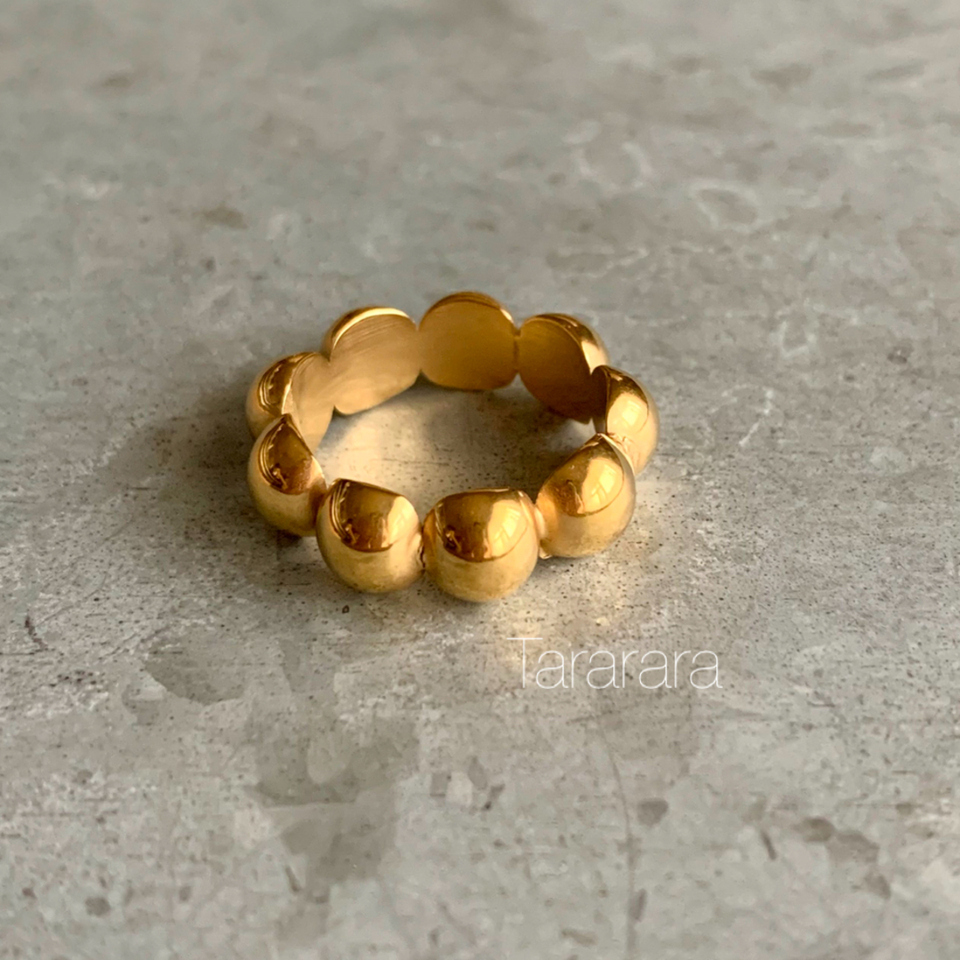 ●ステンレス round Connect リング●金アレ対応 レディースのアクセサリー(リング(指輪))の商品写真