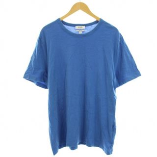 コス(COS)のコス COS Tシャツ カットソー 半袖 ラウンドネック XL 青 ブルー(Tシャツ/カットソー(半袖/袖なし))