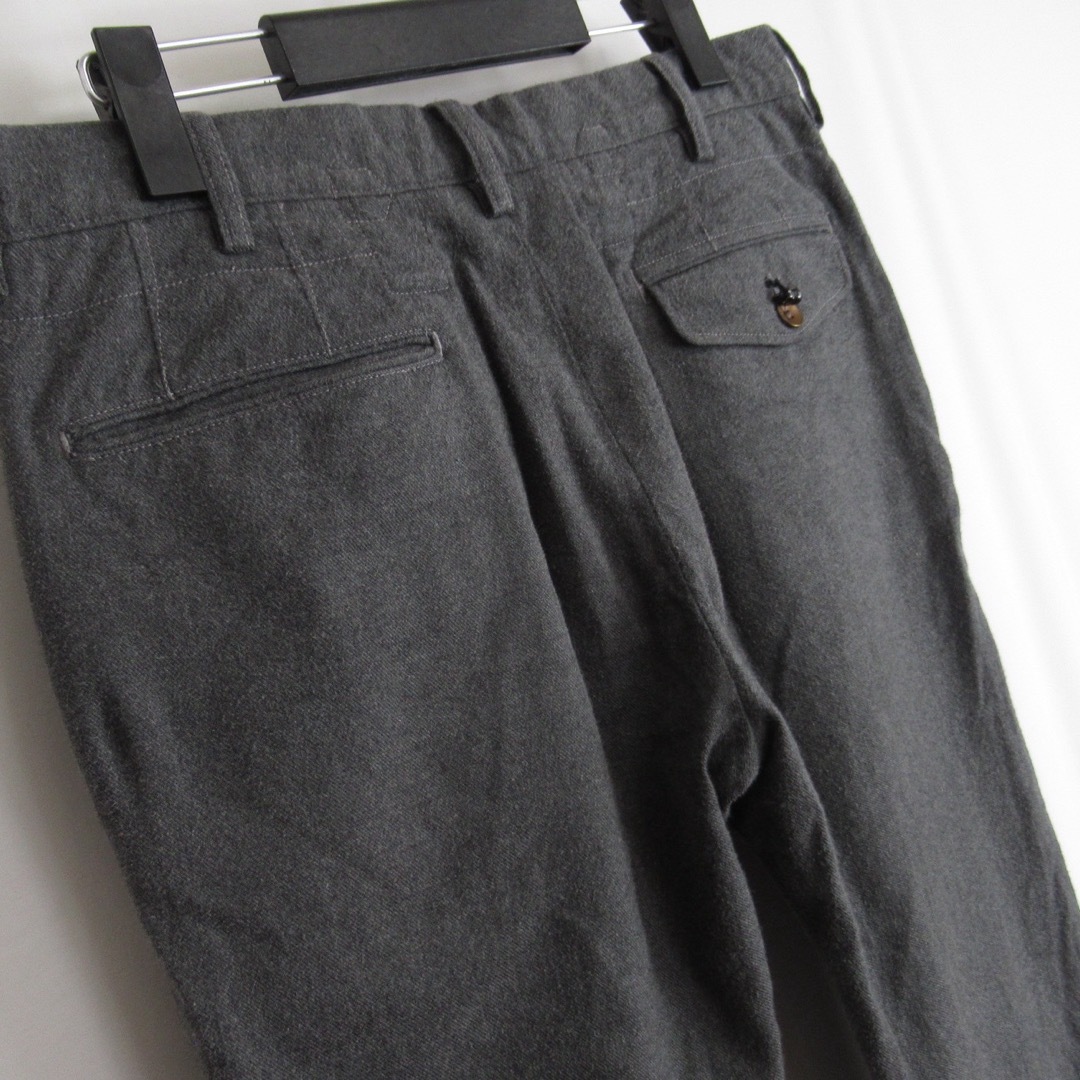Paul Smith(ポールスミス)のPaul Smith スリム テーパード ウール スラックス グレー M パンツ メンズのパンツ(スラックス)の商品写真