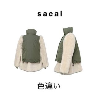 sacai - NIKE × sacai ダブルジップジャケット XS Navy×Whiteの通販 by ...