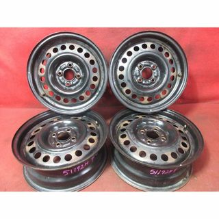 ニッサン(日産)のホイール 4本 日産 純正 15×5.5J 4穴 PCD 100 +40(ホイール)