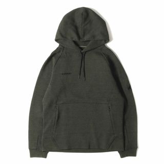 マムート(Mammut)のMAMMUT マムート パーカー サイズ:L 20AW ダイノ ミッドレイヤー テックスウェット フーディー パーカー Dyno ML Hoody AF モスグリーン トップス【メンズ】【中古】(パーカー)