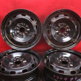 トヨタ(トヨタ)のスチール ホイール 4本 トヨタ 純正 14×6J 5穴 PCD 100 +45(ホイール)