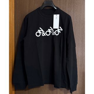 サカイ(sacai)の黒3新品 sacai サカイ メンズ ON & ON ロング Tシャツ ブラック(スウェット)