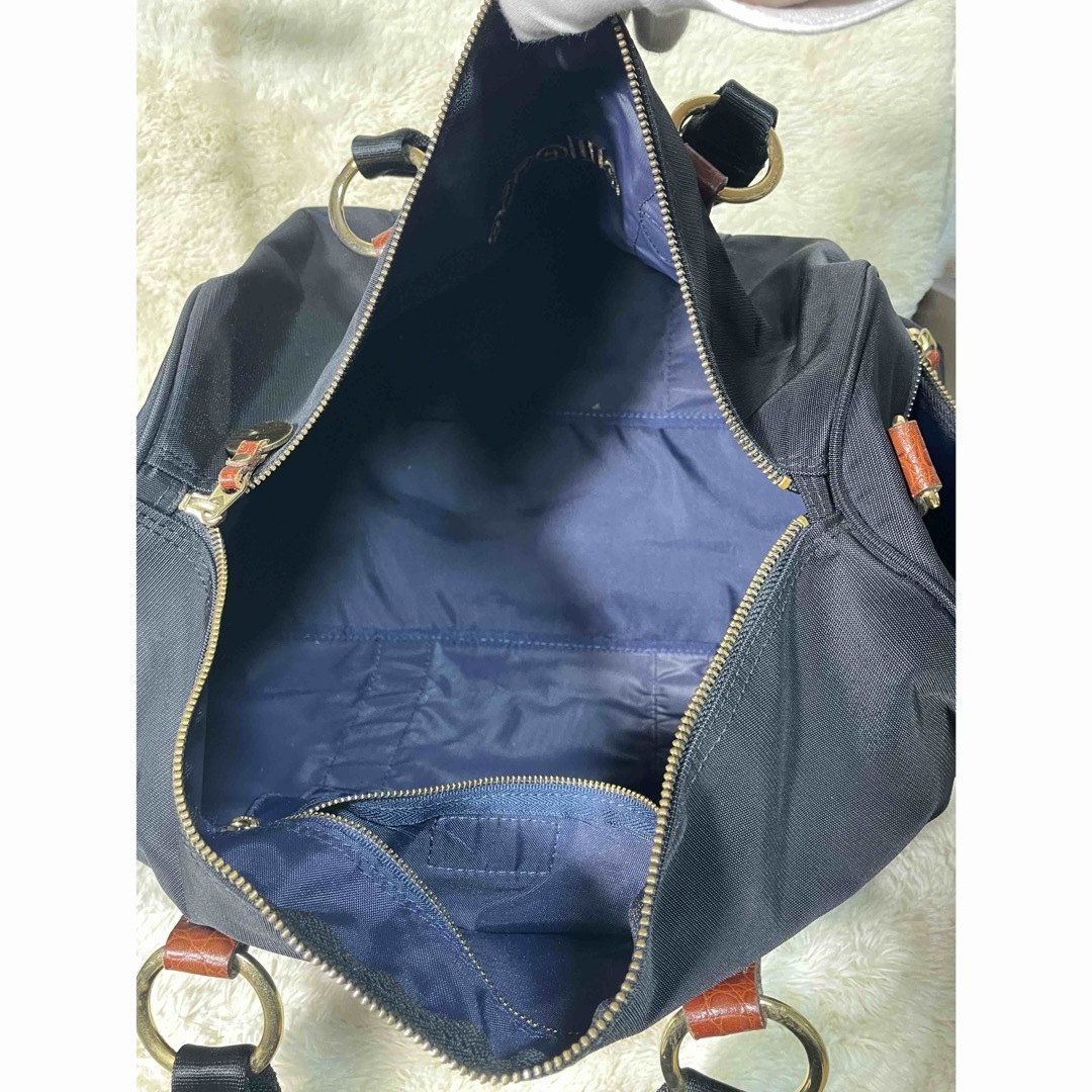 ellesse(エレッセ)の【ellesse】エレッセ　ボストンバッグ　紺　旅行　大容量　スポーツバッグ レディースのバッグ(ボストンバッグ)の商品写真