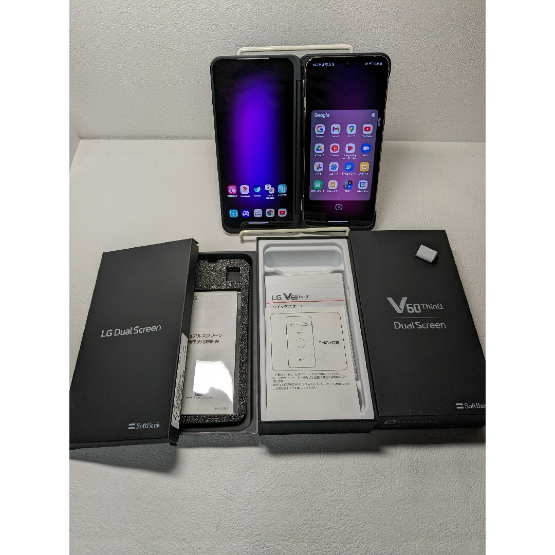 LG V60 ThinQ 5G A001LG クラッシーブルーA001LGカラー