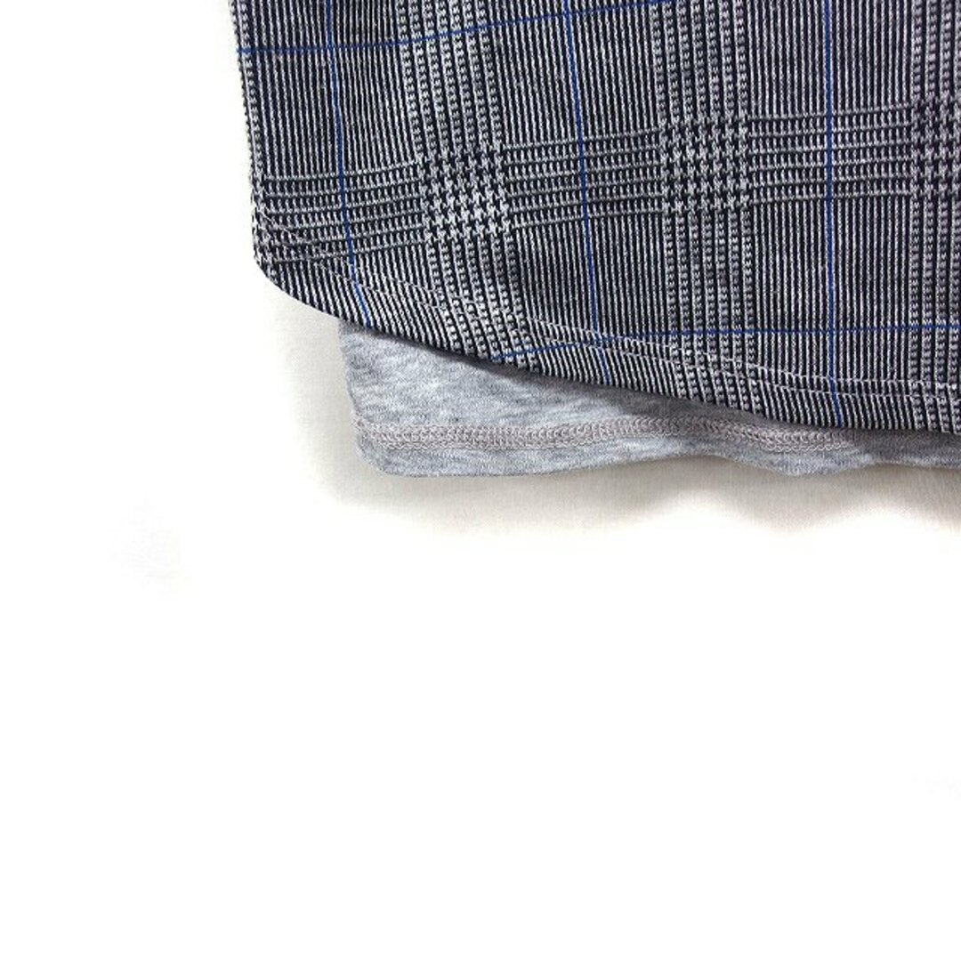 LAUTREAMONT(ロートレアモン)のロートレアモン LAUTREAMONT グレンチェック ニット カットソー 半袖 レディースのトップス(カットソー(半袖/袖なし))の商品写真