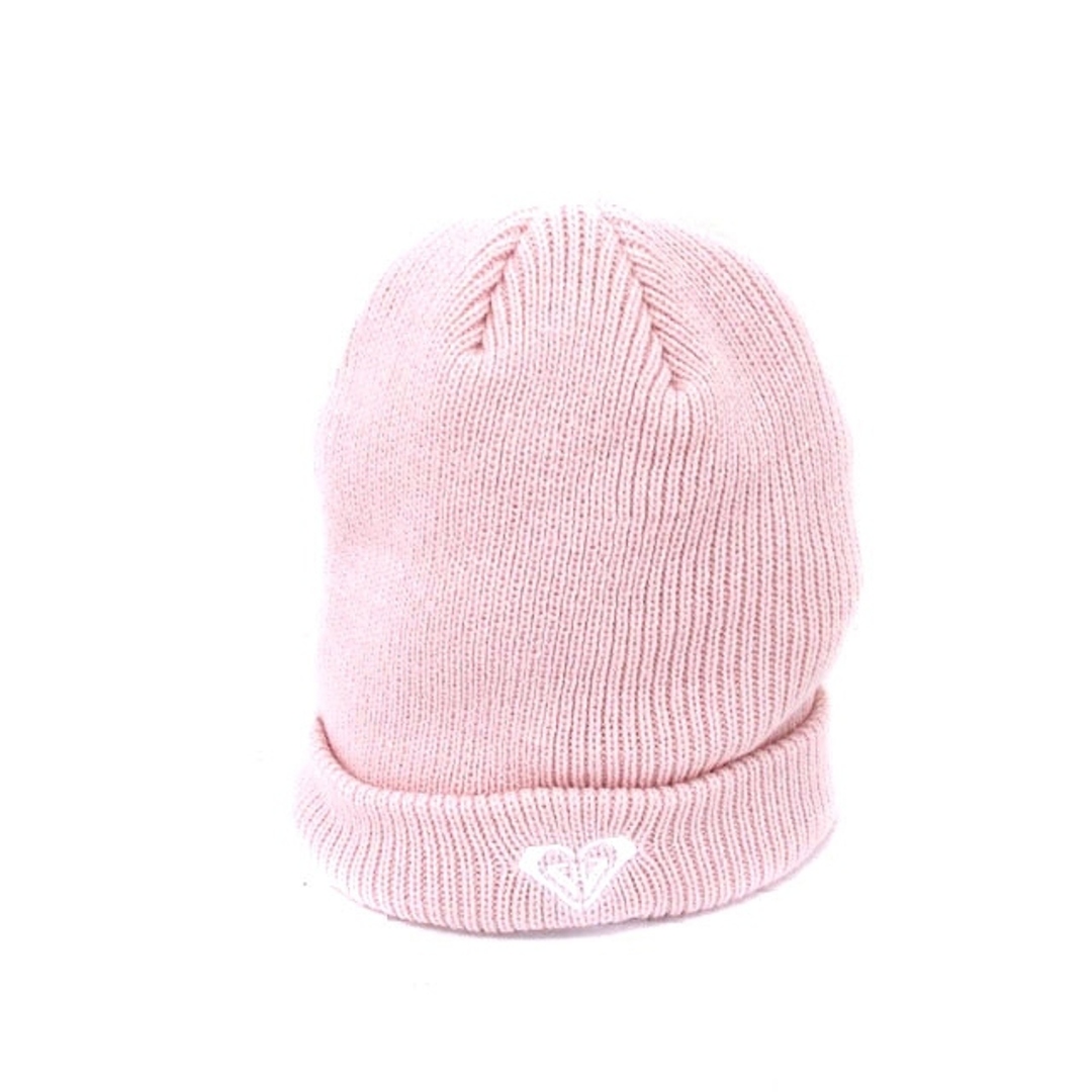 Roxy(ロキシー)のロキシー ROXY 帽子 ニット帽 ニットキャップ ロゴ シンプル ピンク レディースの帽子(その他)の商品写真