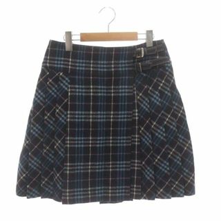 バーバリーブルーレーベル(BURBERRY BLUE LABEL)のバーバリーブルーレーベル ノバチェックウールプリーツスカート ミニ(ミニスカート)