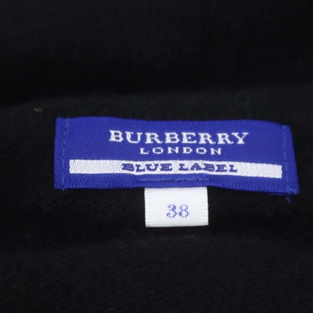 BURBERRY BLUE LABEL(バーバリーブルーレーベル)のバーバリーブルーレーベル カシミヤ混ロゴニットパーカー セーター 長袖 レディースのトップス(ニット/セーター)の商品写真