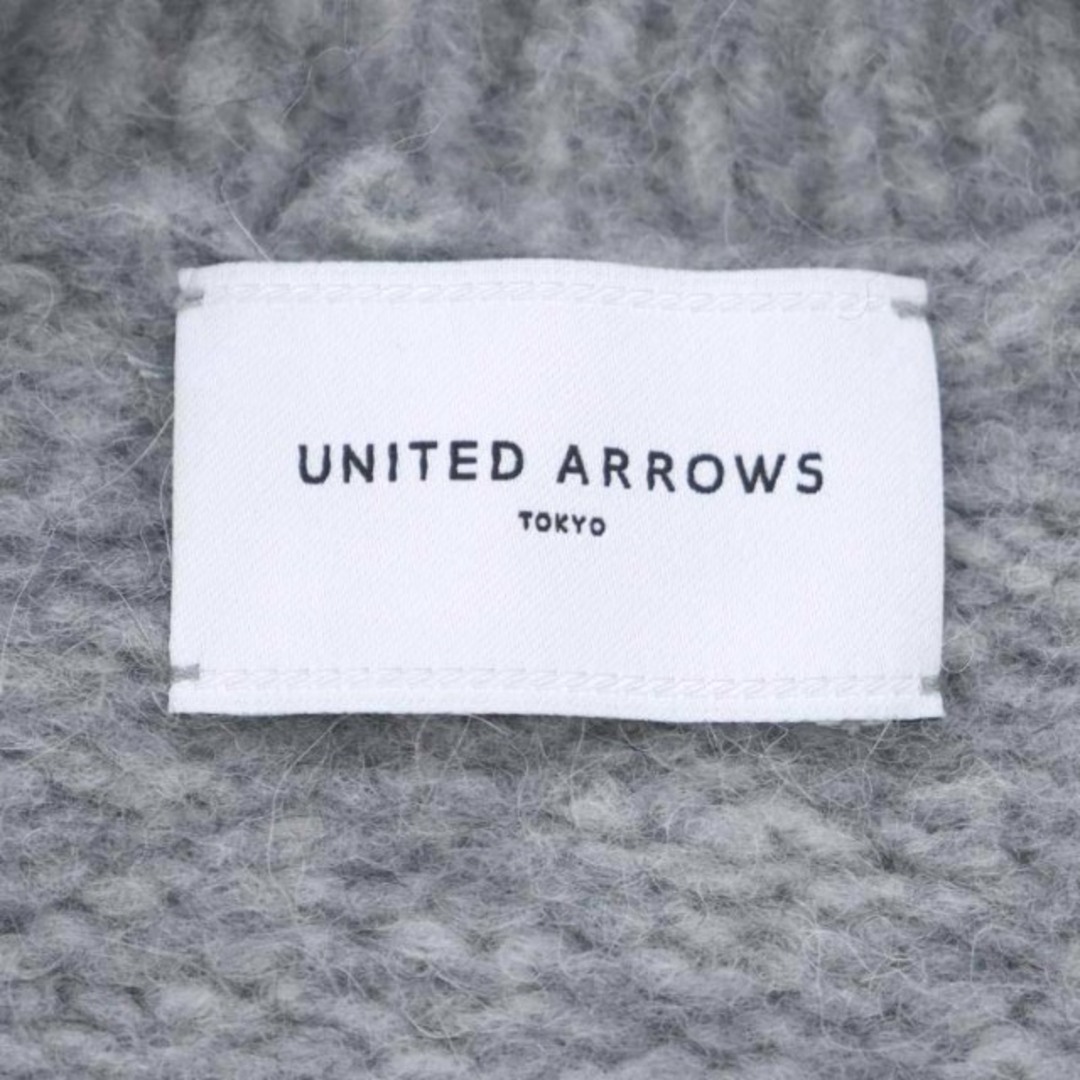 UNITED ARROWS(ユナイテッドアローズ)のユナイテッドアローズ 23AW FLUFFY Vネック カーディガン グレー レディースのトップス(カーディガン)の商品写真