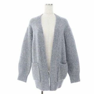 ユナイテッドアローズ(UNITED ARROWS)のユナイテッドアローズ 23AW FLUFFY Vネック カーディガン グレー(カーディガン)