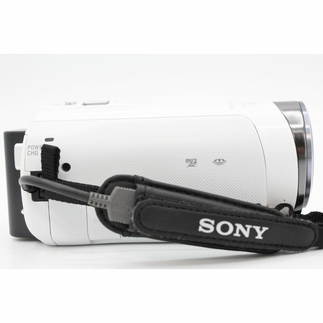 SONY(ソニー)の＜＜付属品多数！！＞＞【美品】SONY ソニー ビデオカメラ Handycam CX420 内蔵メモリ32GB ホワイト HDR-CX420/W #LE2024008 スマホ/家電/カメラのカメラ(ビデオカメラ)の商品写真