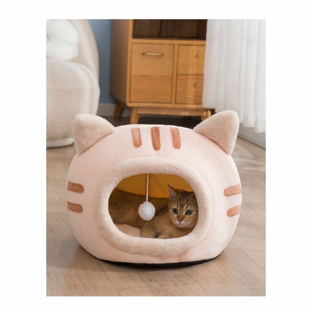【S/グレー】 キャットハウス  ねこ ハウス ペットハウス  ベッド ドーム型 その他のペット用品(猫)の商品写真