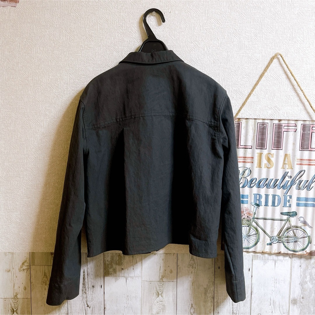 TODAYFUL Washer Zip Blouson チャコールグレー 36