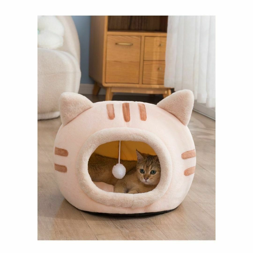 【S/ピンク】 キャットハウス ねこ ハウス ペットハウス ベッド ドーム型 その他のペット用品(猫)の商品写真