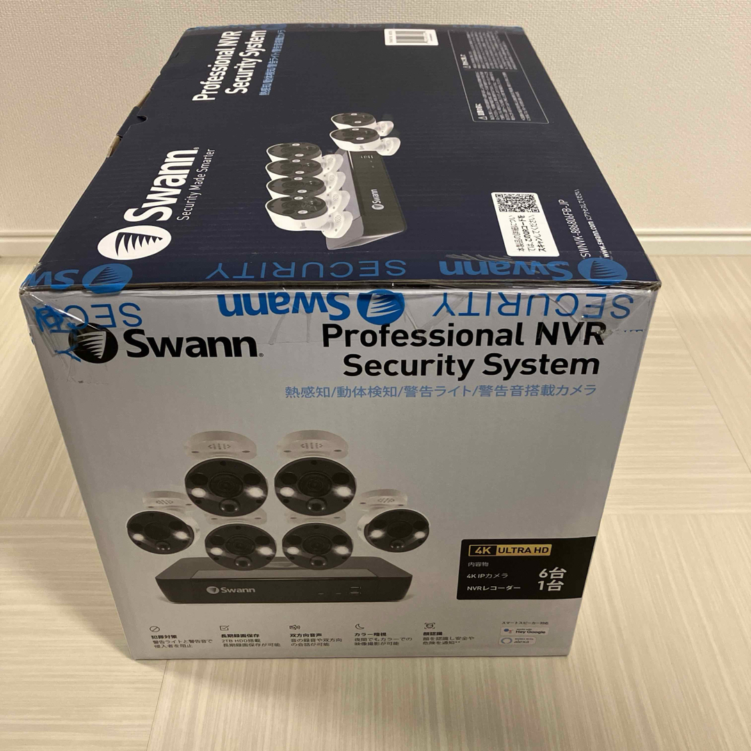 Swann 防犯カメラ SWNVK-886806FB-JP 警告音搭載カメラ