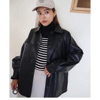 トゥデイフル(TODAYFUL)のトランク88 エコレザービッグジャケット　アングリッド　トゥデイフル  ZARA(その他)