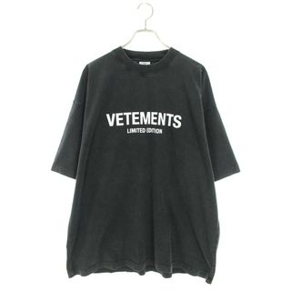 ヴェトモン(VETEMENTS)のヴェトモン  24SS  UE64TR800K リミテッドエディションロゴプリントTシャツ メンズ XS(Tシャツ/カットソー(半袖/袖なし))