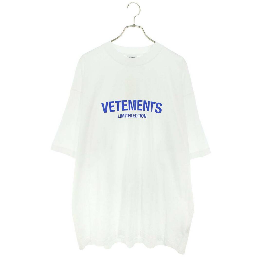 VETEMENTS(ヴェトモン)のヴェトモン  24SS  UE64TR800W リミテッドエディションロゴプリントTシャツ メンズ XS メンズのトップス(Tシャツ/カットソー(半袖/袖なし))の商品写真