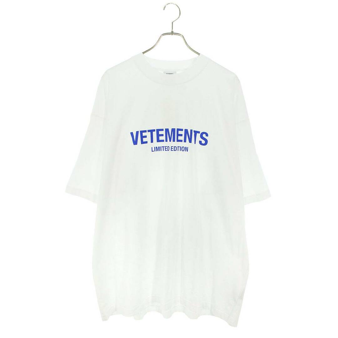 VETEMENTS(ヴェトモン)のヴェトモン  24SS  UE64HD800W リミテッドエディションロゴプリントTシャツ メンズ M メンズのトップス(Tシャツ/カットソー(半袖/袖なし))の商品写真