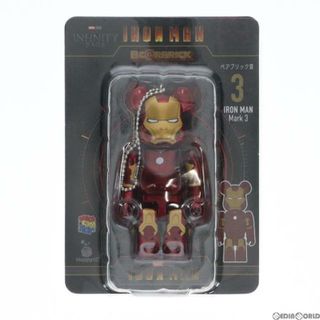 インフィニティ(Infinity)のベアブリック賞 BE@RBRICK(ベアブリック) 3.アイアンマン マーク3 Happyくじ BE@RBRICK MARVEL Infinity SAGA 『IRON MAN』(アイアンマン) 可動フィギュア プライズ サニーサイドアップ(アメコミ)