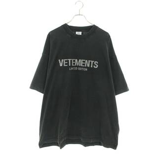 ヴェトモン(VETEMENTS)のヴェトモン  24SS  UE64TR830B リミテッドエディションクリスタルロゴTシャツ メンズ S(Tシャツ/カットソー(半袖/袖なし))