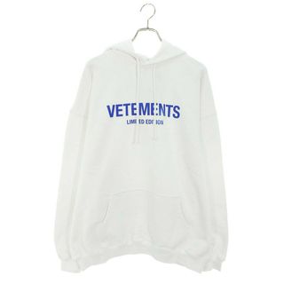 ヴェトモン(VETEMENTS)のヴェトモン  24SS  UE64HD600W リミテッドエディションロゴプリントパーカー メンズ S(パーカー)