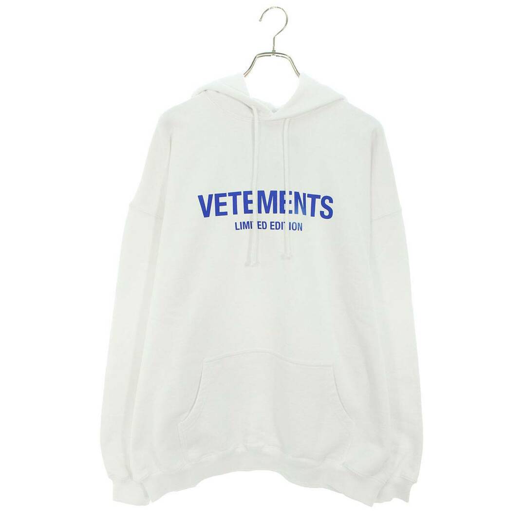 VETEMENTS(ヴェトモン)のヴェトモン  24SS  UE64HD600W リミテッドエディションロゴプリントパーカー メンズ M メンズのトップス(パーカー)の商品写真