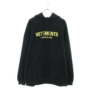 ヴェトモン(VETEMENTS)のヴェトモン  24SS  UE64HD600X リミテッドエディションロゴプリントパーカー メンズ M(パーカー)