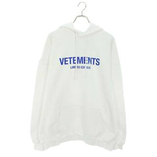 ヴェトモン(VETEMENTS)のヴェトモン  24SS  UE64HD600W リミテッドエディションロゴプリントパーカー メンズ M(パーカー)