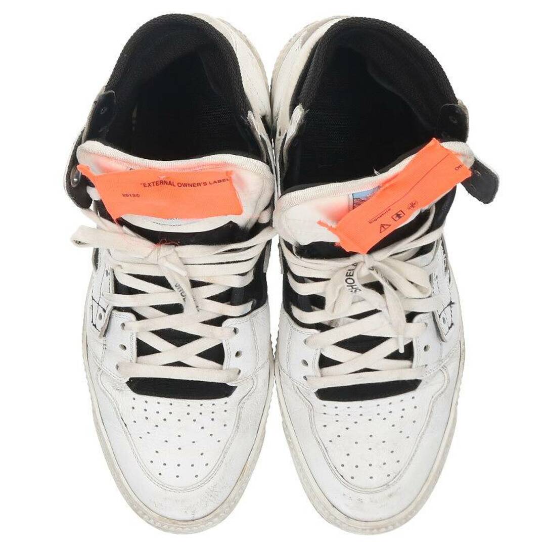 OFF-WHITE(オフホワイト)のオフホワイト  3.0 SNEAKERS ハイカットスニーカー メンズ 42 メンズの靴/シューズ(スニーカー)の商品写真