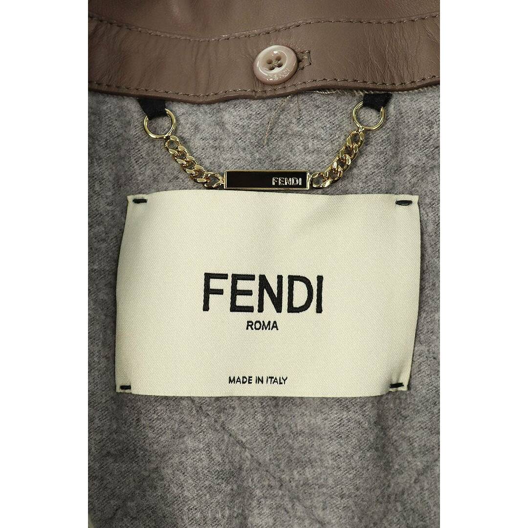 FENDI(フェンディ)のフェンディ  22AW  FJ7331 AM34 FFバケットマルチポケットドリルジャケットブルゾン レディース 40 レディースのジャケット/アウター(ブルゾン)の商品写真