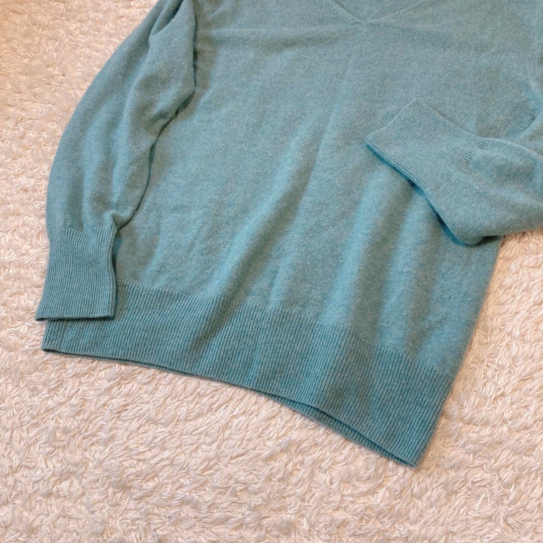 IENA カシミヤ100% 綺麗色ニットプルオーバー ゆるV フリーサイズ IENA カシミヤ100% 綺麗色ニットプルオーバー ゆるV フリーサイズ