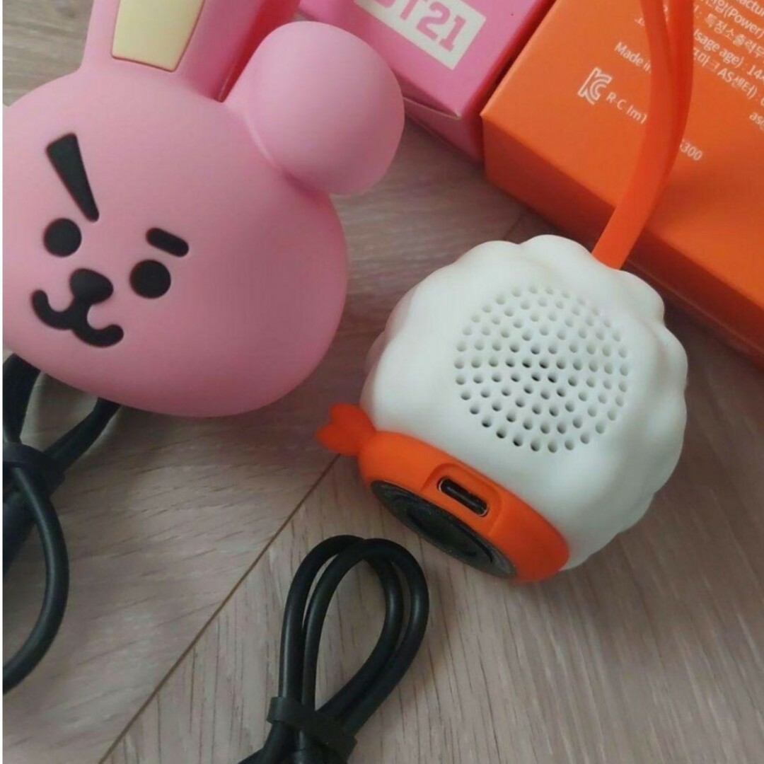 BT21(ビーティーイシビル)のBT21　公式　COOKY　RJ　Bluetoothスピーカー　クッキー エンタメ/ホビーのおもちゃ/ぬいぐるみ(キャラクターグッズ)の商品写真