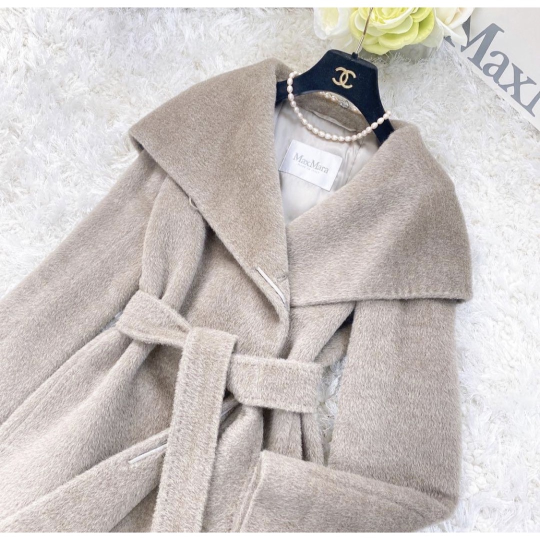 Max Mara(マックスマーラ)の★★新品同様★MaxMara マックスマーラ アルパカコート★★ レディースのジャケット/アウター(ロングコート)の商品写真